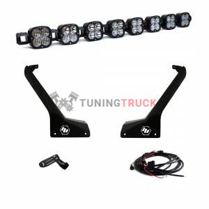 Светодиодная балка 8 фар для Jeep JL/JT, серия XL Linkable, с проводкой и тумблером