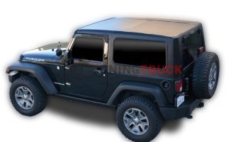 Jeep Hard Top Square Back JK 2 Door 2 Piece for 07-17 Jeep Wranglers