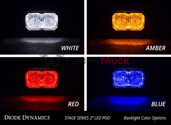 Врезные белые LED-модули SS2 Pro с синей подсветкой, комбинированный свет