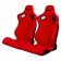 Спортивные сиденья анатомические серии Elite Series Sport Seats - Red Cloth (Black Stitching)