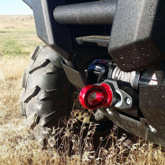 Коуш линейки XTV для синтетического троса лебедки UTV / ATV - серебряный