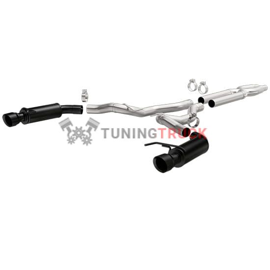 Magnaflow 19254 2015-2016 Ford Mustang GT Competition (Чёрное покрытие) Series Cat Back Performance Exhaust System