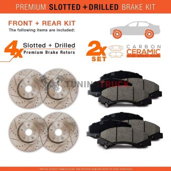 Комплект тормозных дисков и колодок для Chevrolet Tahoe | Cadillac Escalade 2006-2014 серия ELITE xDS