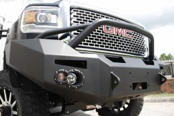 2015-2017 GMC Heavy Duty Winch Bumper w/ Pre-Runner Grill Guard Bare