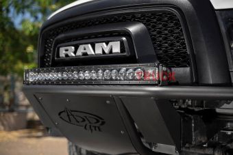 Изогнутая LED-фара RIGID Radiance Curved 40″ с желтой подсветкой 