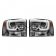 Ford Superduty 05-07 F250/F350/F450/F550 PROJECTOR HEADLIGHTS w/ Ultra High Power Smooth OLED HALOS & DRL - Clear / Chrome