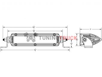 Фара RIGID 6" SR-Серия PRO (6 светодиодов) Дальний свет 