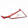 Кронштейн для установки ремней для 05-14 Ford Mustang Harness Bar Kit - Red Gloss