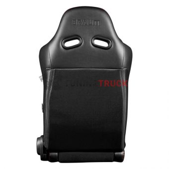 Спортивные сиденья анатомические серии Advan - Black Leatherette (Red Stitching)