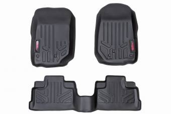 Ковры передние и задние для Jeep Wrangler Unlimited 2007-2015